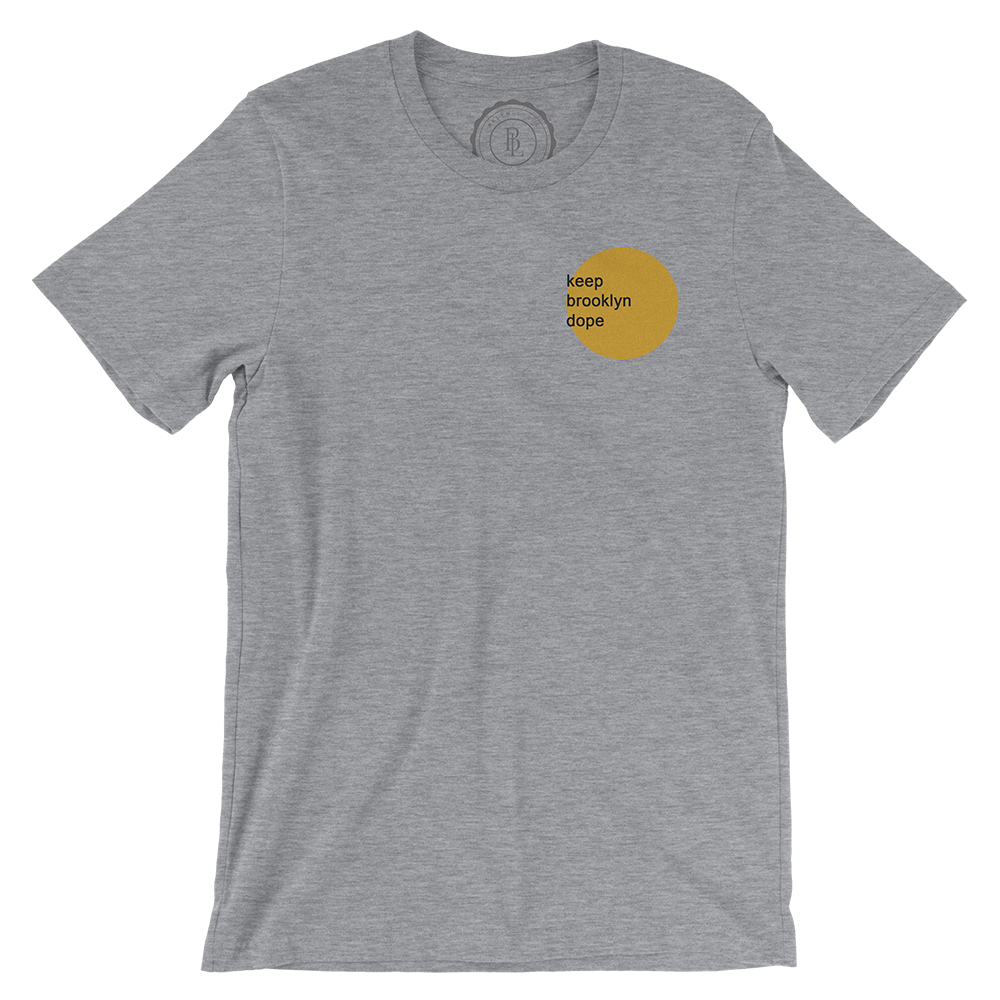 Keep Brooklyn Dope Tee (Heather Grey) - BKLYN LEAGUE