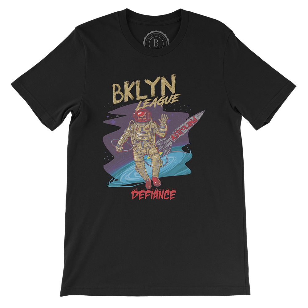 Defiance Tour Tee - Black - BKLYN LEAGUE