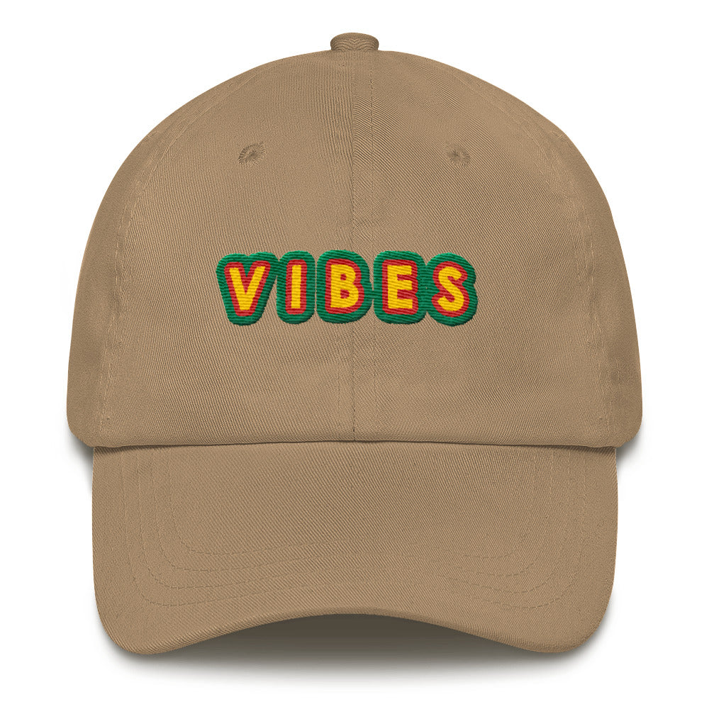 Vibes Embroidered Dad Hat - BKLYN LEAGUE