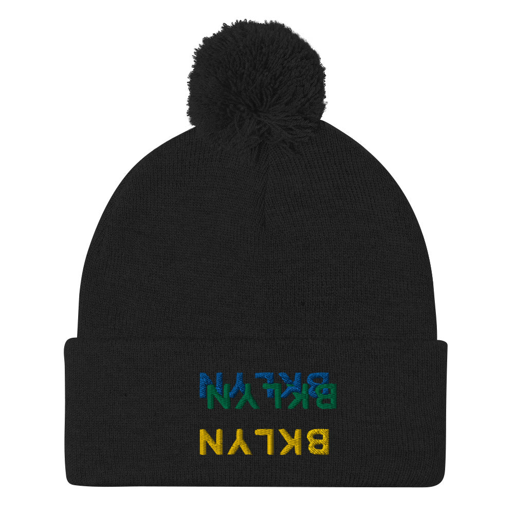Multiples Pom-Pom Beanie