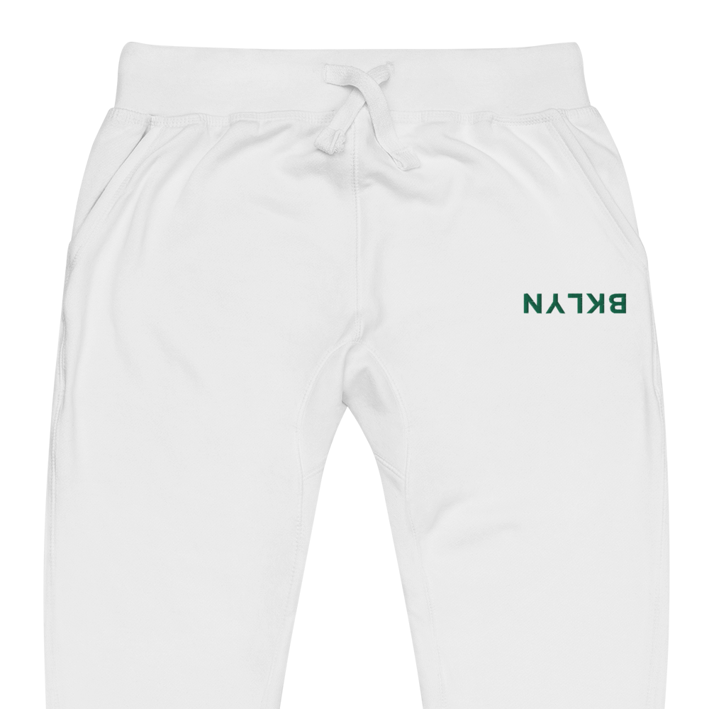 Green Thumb Joggers - White