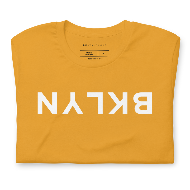 BKLYN Flip Tee - Mustard