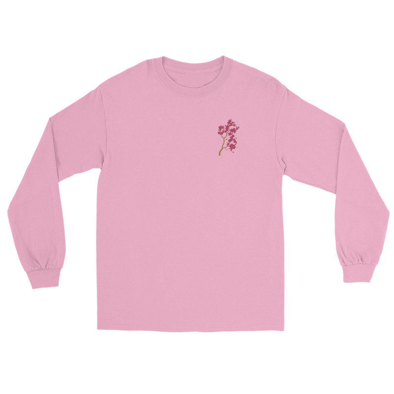 Cherry Blossom Heart Long Sleeve Tee
