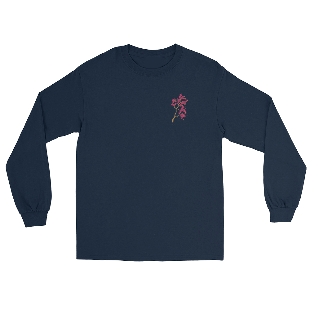 Cherry Blossom Heart Long Sleeve Tee