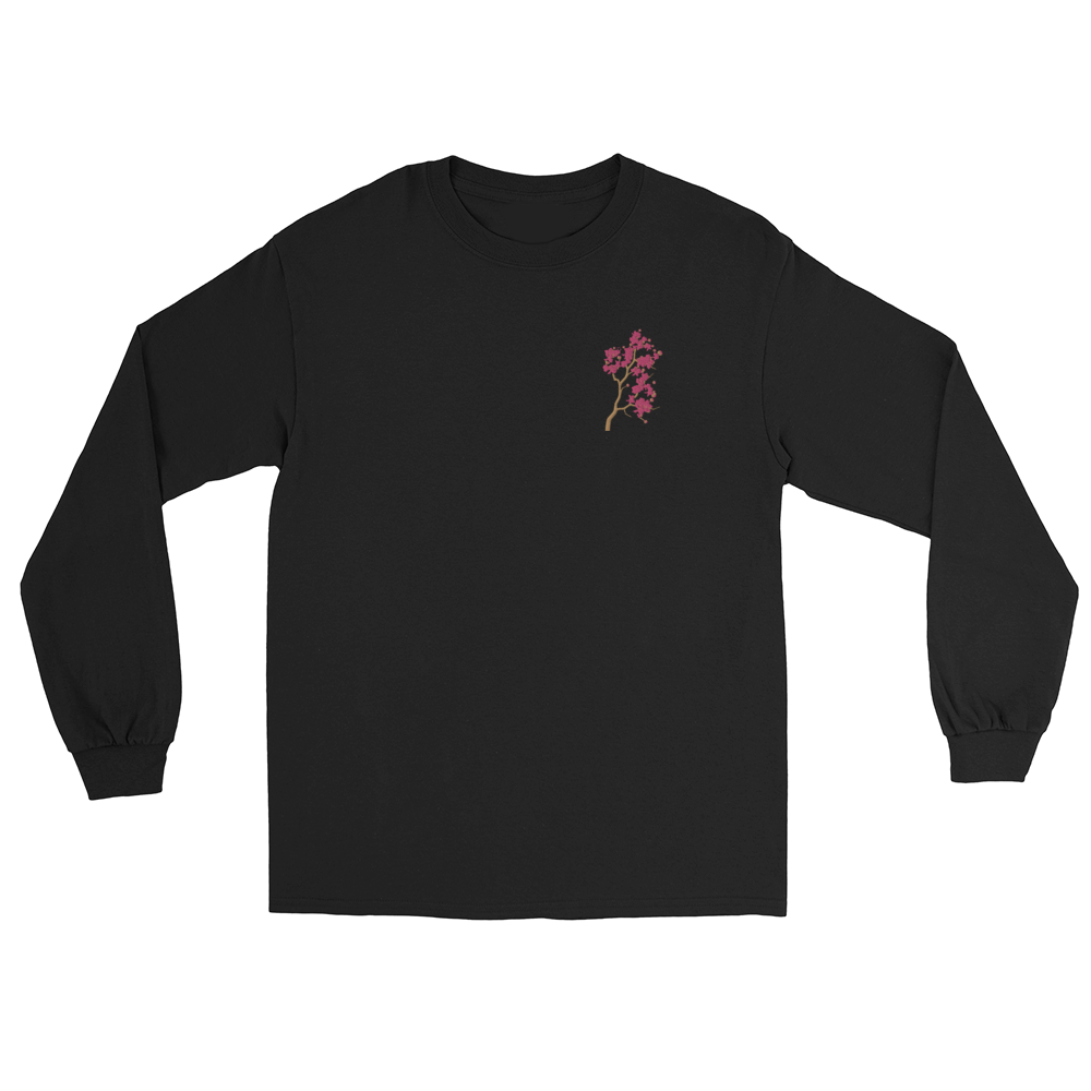 Cherry Blossom Heart Long Sleeve Tee