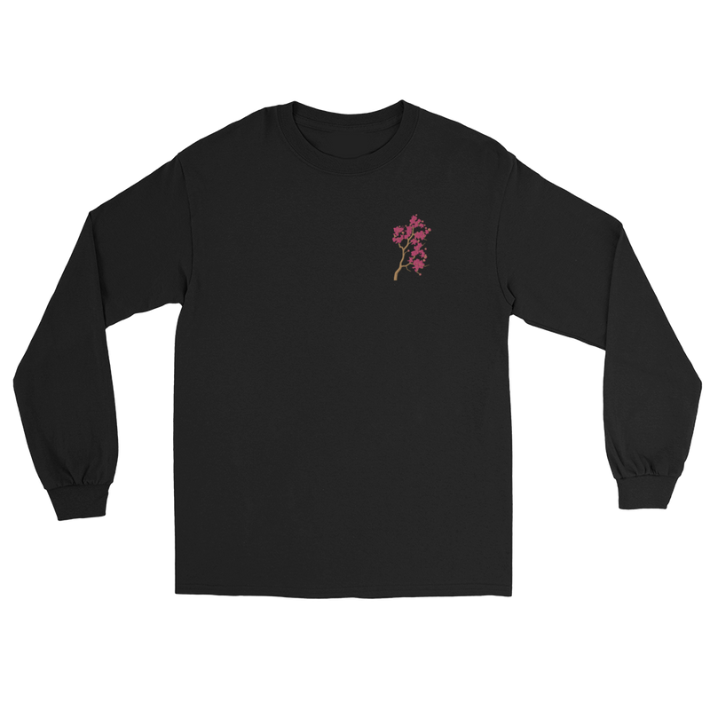 Cherry Blossom Heart Long Sleeve Tee