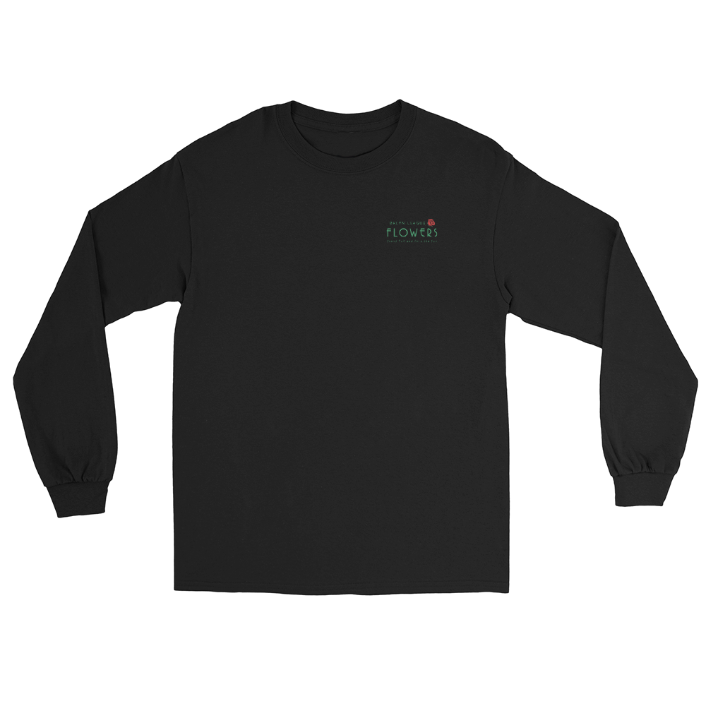 Flower Shop Long Sleeve Tee - Black