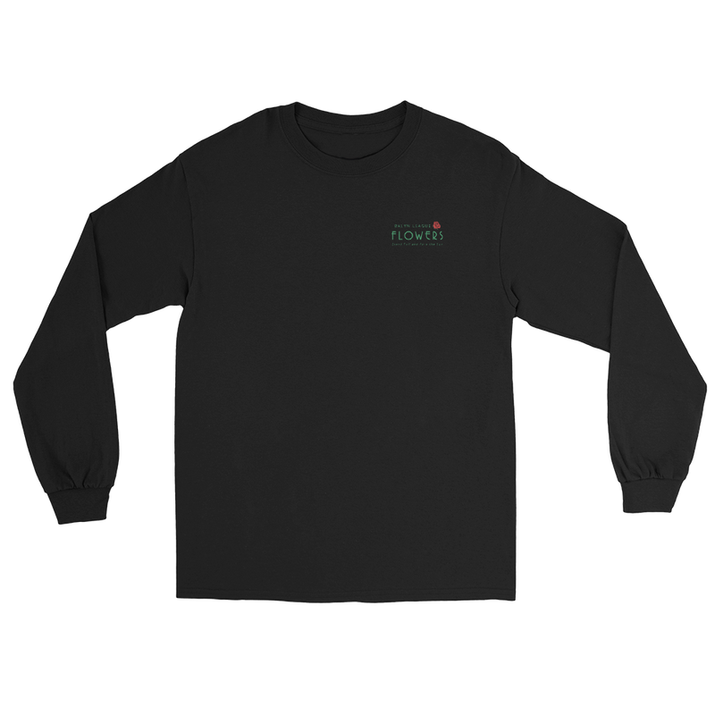 Flower Shop Long Sleeve Tee - Black