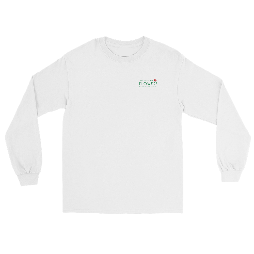 Flower Shop Long Sleeve Tee - White