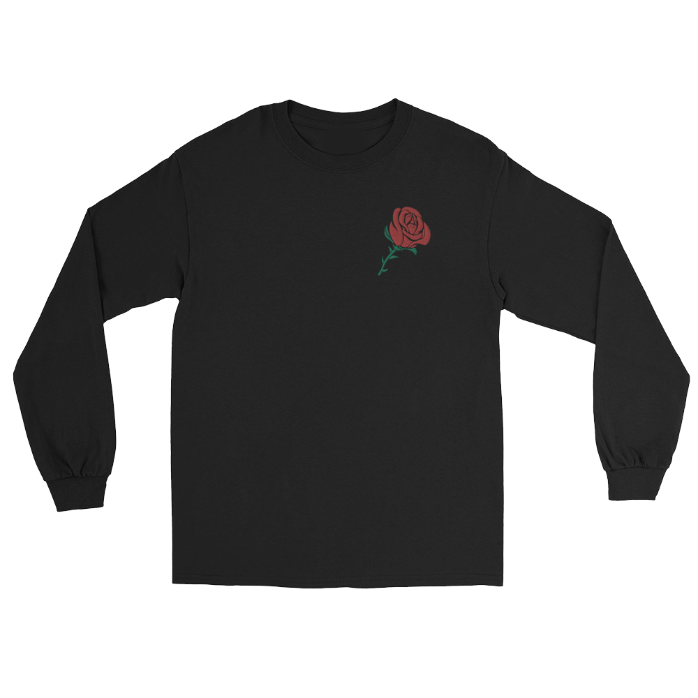 Rose Heart Long Sleeve Tee