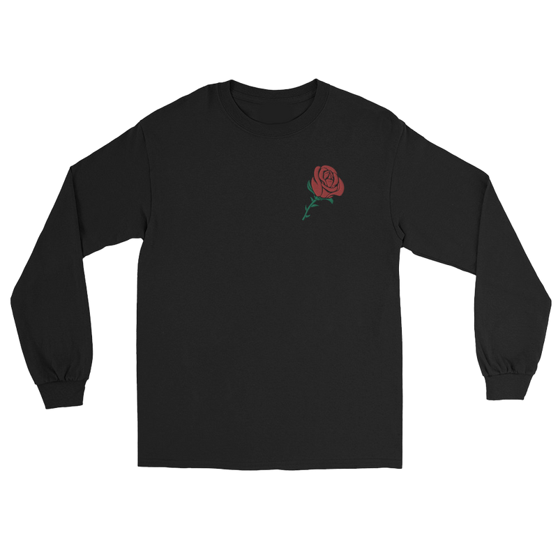 Rose Heart Long Sleeve Tee