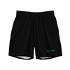 Green Thumb Shorts/Swim Trunks - Black