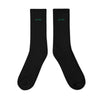 Green Thumb Embroidered Socks