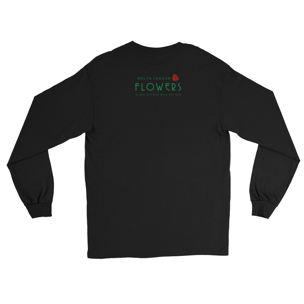 Flower Shop Long Sleeve Tee - Black