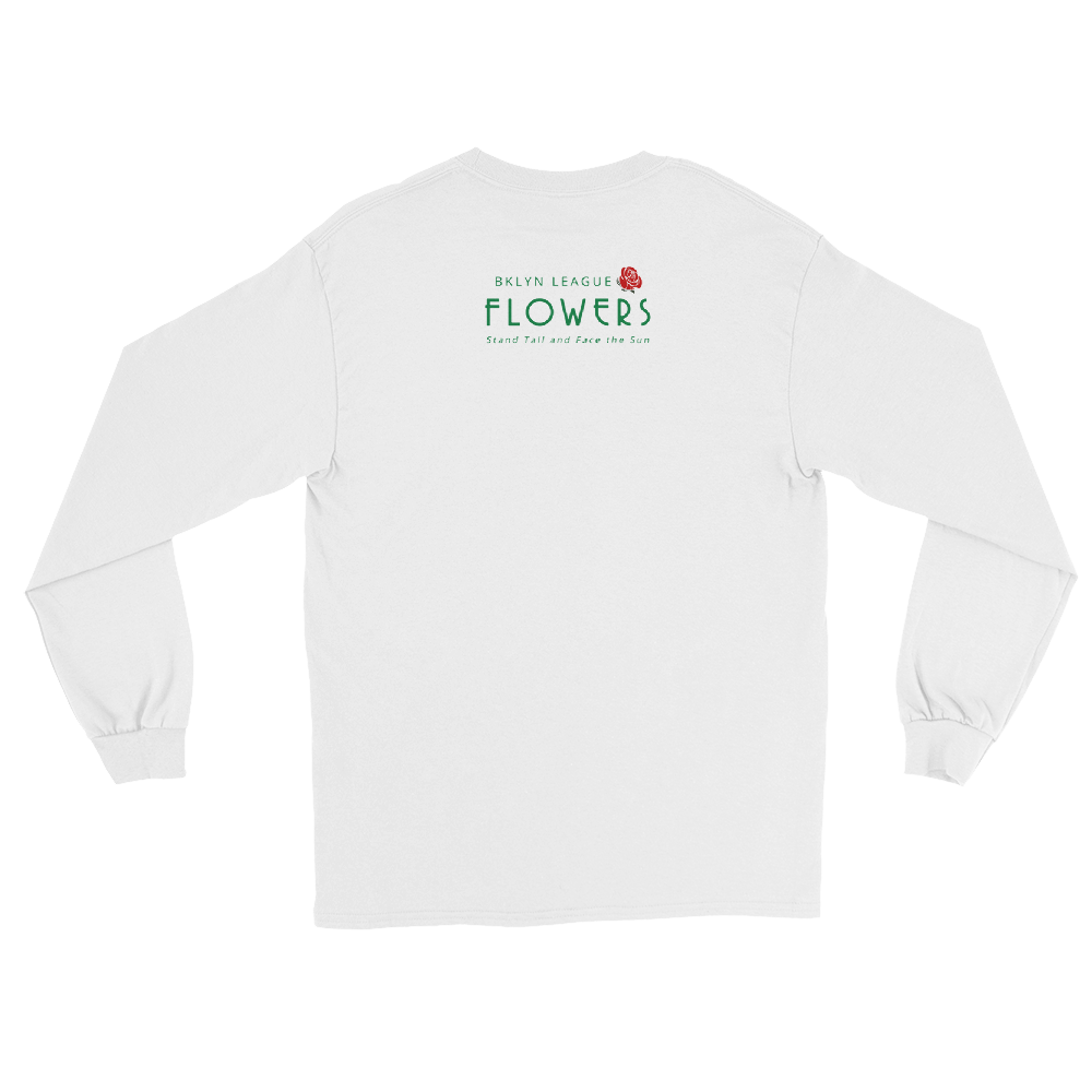 Flower Shop Long Sleeve Tee - White