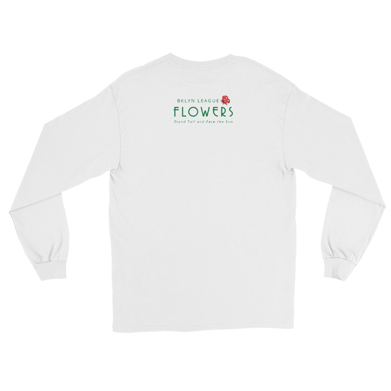 Flower Shop Long Sleeve Tee - White