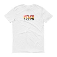 Tri-BKLYN Tee (White) - BKLYN LEAGUE