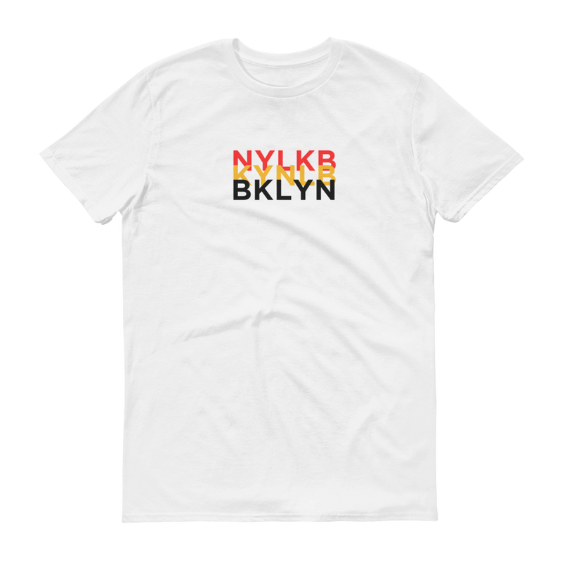 Tri-BKLYN Tee (White) - BKLYN LEAGUE