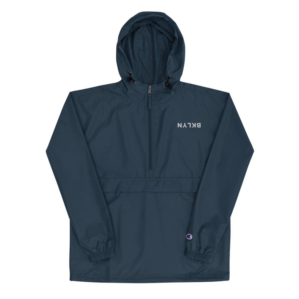 BKLYN Flip Embroidered Champion Packable Jacket - BKLYN LEAGUE