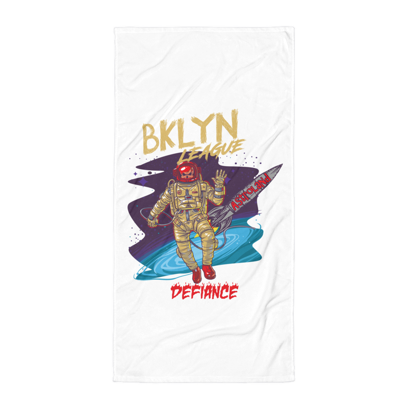 Defiance Tour Beach Towel - BKLYN LEAGUE