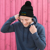 Multiples Pom-Pom Beanie