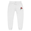 Rose Heart Joggers - White